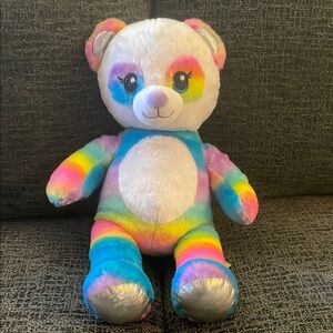 Build-A-Bear Rainbow Panda Stuffed Animal Plush